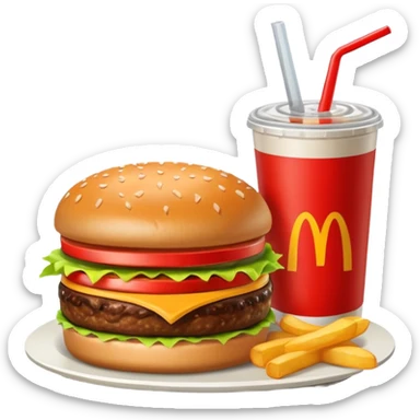 1990’s McDonald’s meal sticker