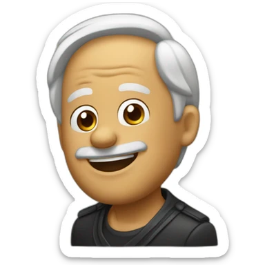 Emperador Nerón riendo a burlas sticker