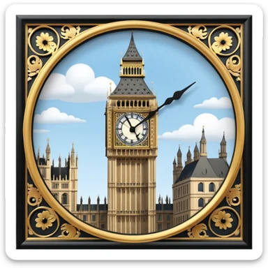 big ben london sticker