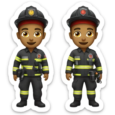 Firefighter lieutenant  sticker