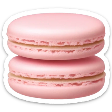 Light pink macaron sticker