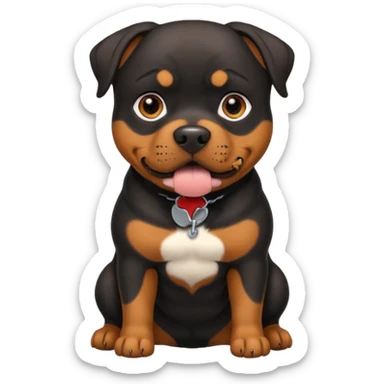 Pitt bull rottweiler sticker