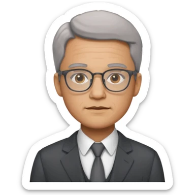 Professor in the la casa de papel TV show sticker