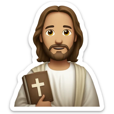 Jesus with Bible verse matthew chapter 1 sticker