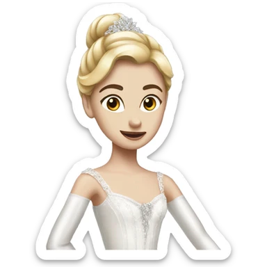 swan lake ballet sticker