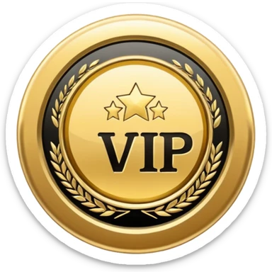 VIP BADGE MAKE SURE IT SAYS V I P NOTHING ELSE sticker