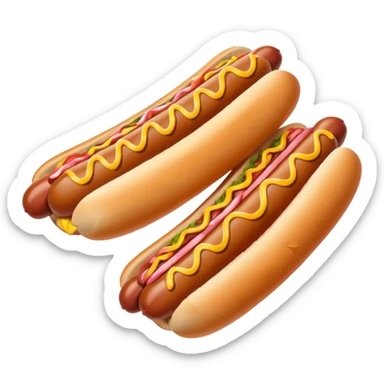 Nature hot dogs sticker