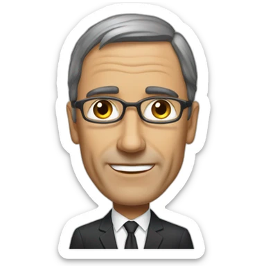 Thierry Lhermitte Ministre sticker