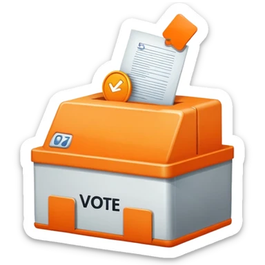 Steal a vote icon sticker