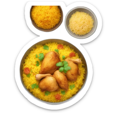 Chicken biriyani sticker
