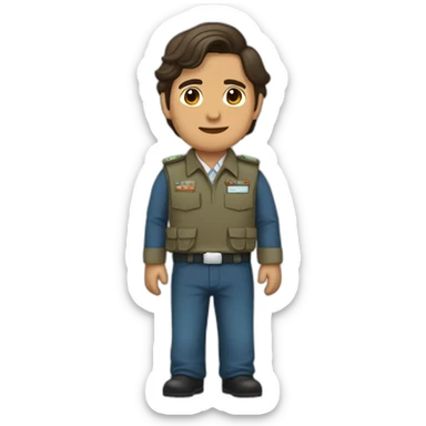 Un pelotero moreno que en la chaque diga yoniel Rodríguez  sticker