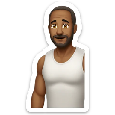 Michael de Santa saying  Why did I move here ? sticker