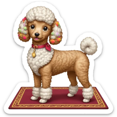 Poodle Dog Meeting and Trial sticker
