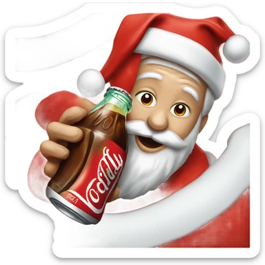 Christmas Coca Cola   sticker