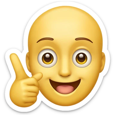 yellow emoji face flipping off the camera sticker