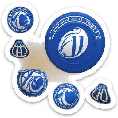 The logo of Al-Hilal Club sticker
