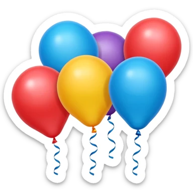 Balloon popped sticker