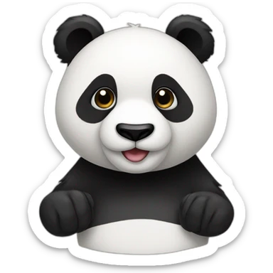 Panda de tous sticker