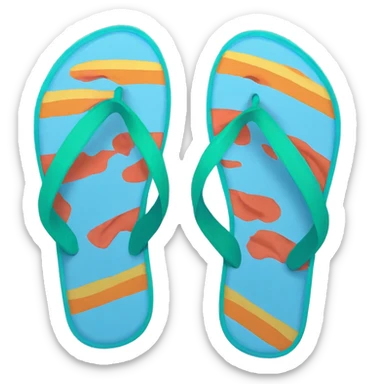 Flip flops  sticker
