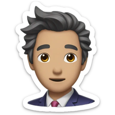 ace attorney sticker