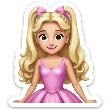 Ariana Grande Galinda From Wicked  sticker