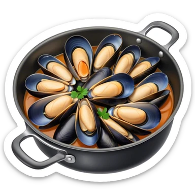 Mussels sticker