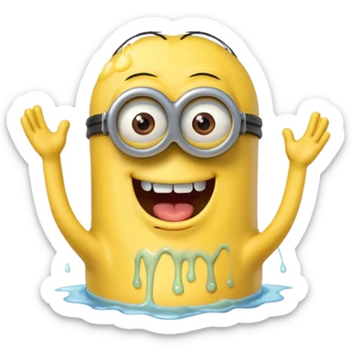 😭😀😃😄😁😆🤮minionBob esponja sticker