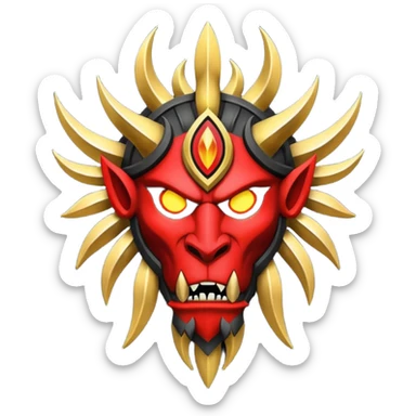 warcraft tribal faction emblem sticker