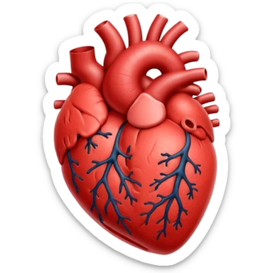 heart animal organ sticker