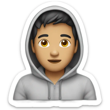 filipino guy with a hoodie sticker