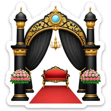 Wedding hall sticker