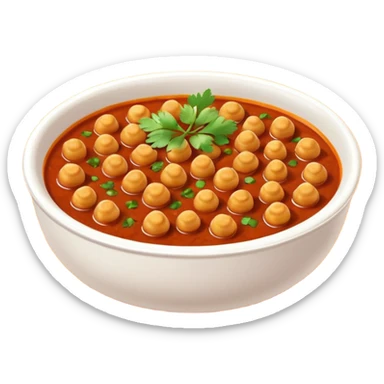 chana masala sticker