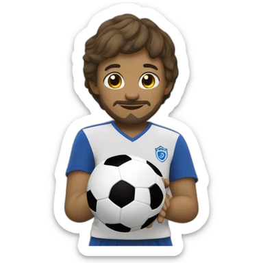 github octocat who pretends to be a soccer player sticker