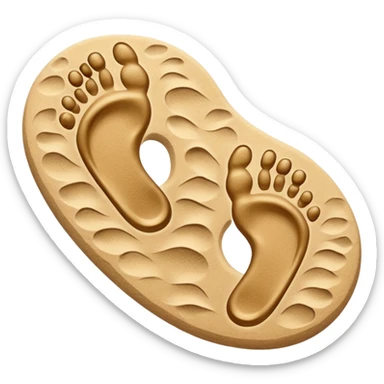 Footprints sticker