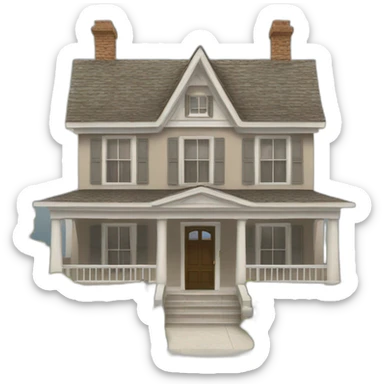 Evan almighty house sticker