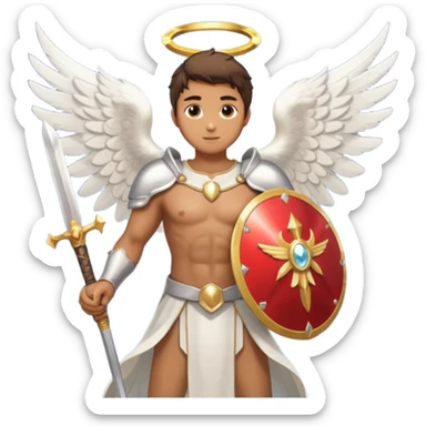 - 🛡️ Shield – symbolizing protection
- ⚔️ Sword – representing spiritual warfare
- 👼 Angel – the heavenly messenger
- ✨ Sparkles – highlighting his glory sticker