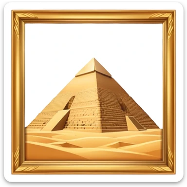 egypt pyramid sticker
