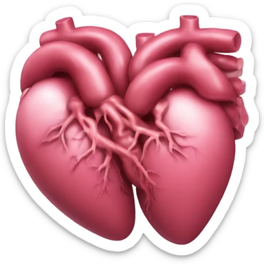 heart organ sticker