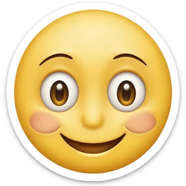 Emoji getting high  sticker