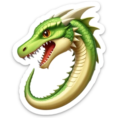 Basilisk fang sticker