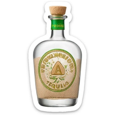 Patron bottle  sticker