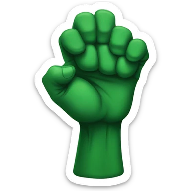 The green fist


 sticker