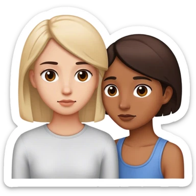 Me looking longingly at my girlfreind sticker