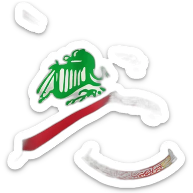 Iran Pahlavi flag sticker