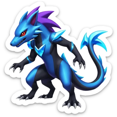  Shiny Zoroark-Salandit-Zekrom-fusion sticker
