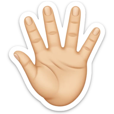 YVL emoji not to realistic make it look like an emoji hand Common Hand Position: The gesture often involves holding up the index finger and thumb to create an "L" shape, while the other fingers are curled down. make it look like an emoji sticker