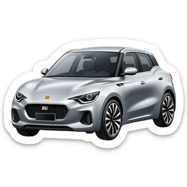 xiaomi yu7 car Silver sticker