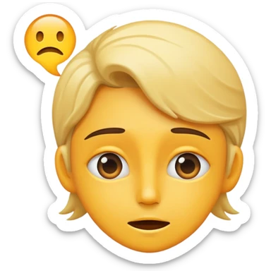 complex emotional states - anticipation, longing, awe, satisfaction sticker