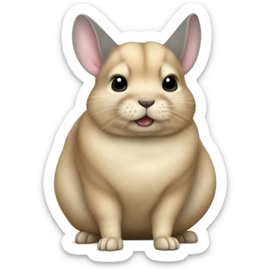 Scottish golden chinchilla sticker