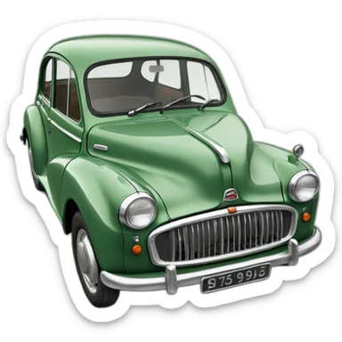 1955 morris minor sticker